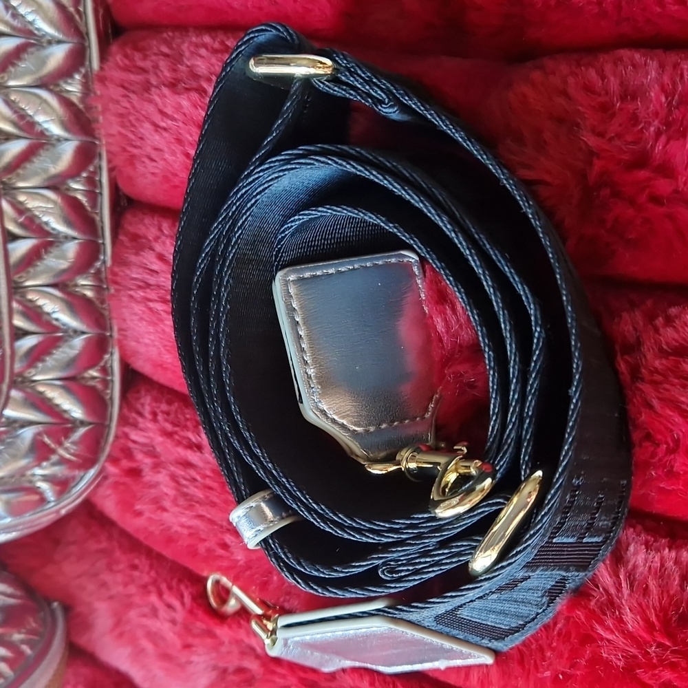 Versace Jeans Couture Silver Quilted Women's Bag - Picture 3 of 12